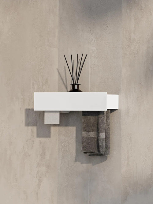 3-in-1 Bathroom Wall Shelf – Towel Bar & Toilet Paper Holder