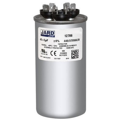 40/5 MFD 440 Volt Round Run Capacitor