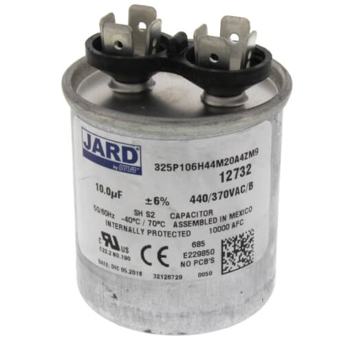 440 V, 10 MFD Run Capacitor