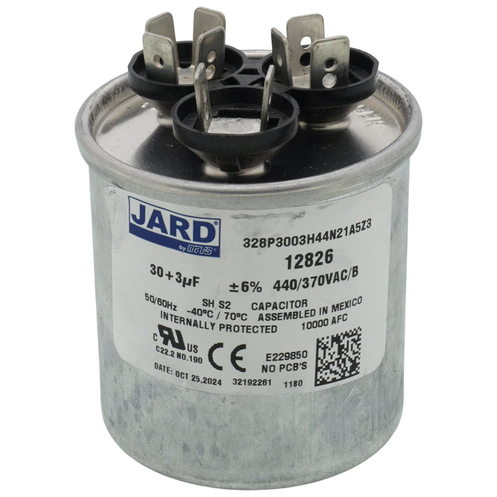 440 V, 30/3 MFD Dual Run Capacitor