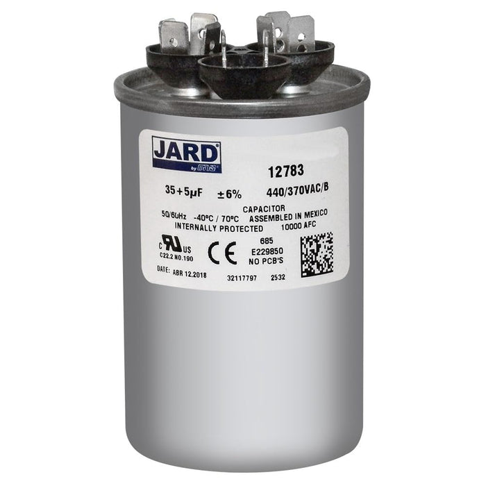 440 V, 35/5 MFD Dual Run Capacitor