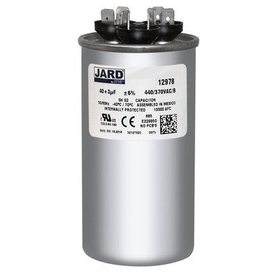 440 V, 40/3 MFD Dual Run Capacitor