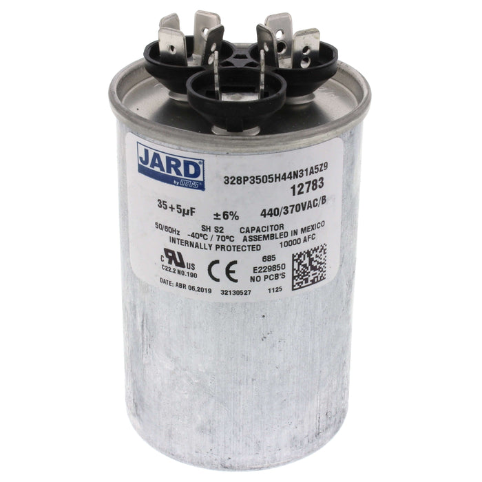 440 V, 40/6 MFD Dual Run Capacitor