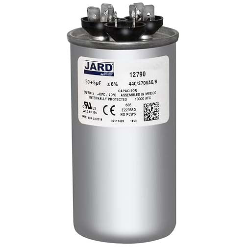 440 V, 50/5 MFD Dual Run Capacitor