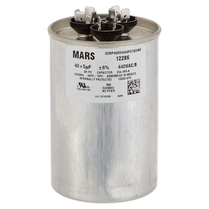 440 V, 60/3 MFD Dual Run Capacitor