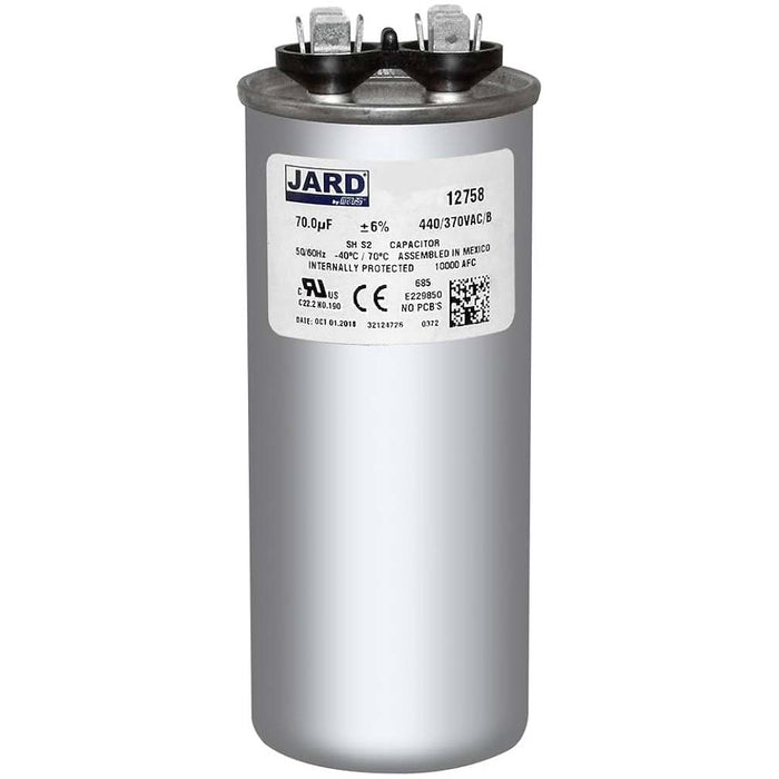 440 V, 70 MFD Run Capacitor