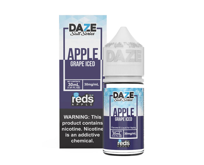 7 Daze Salt Apple Grape Iced