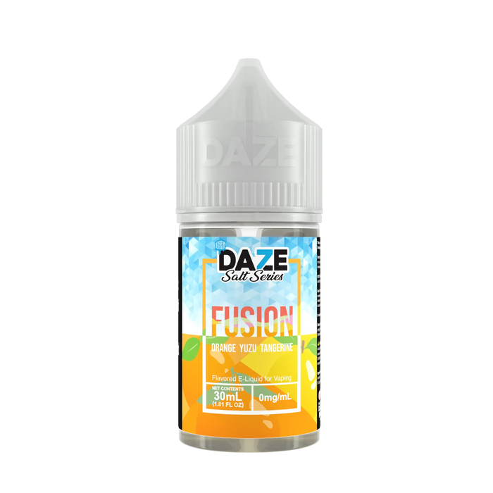 7 Daze Salt Fusion Series Orange Yuzu Tangerine Iced