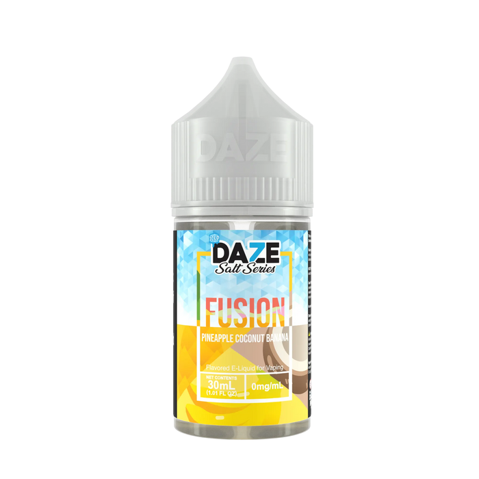 7 Daze Salt Fusion Series Pineapple Coconut Banana Iced