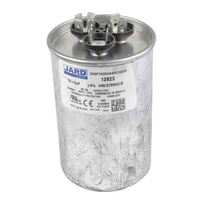 70/5 MFD X 440 Volt Round Run Capacitor