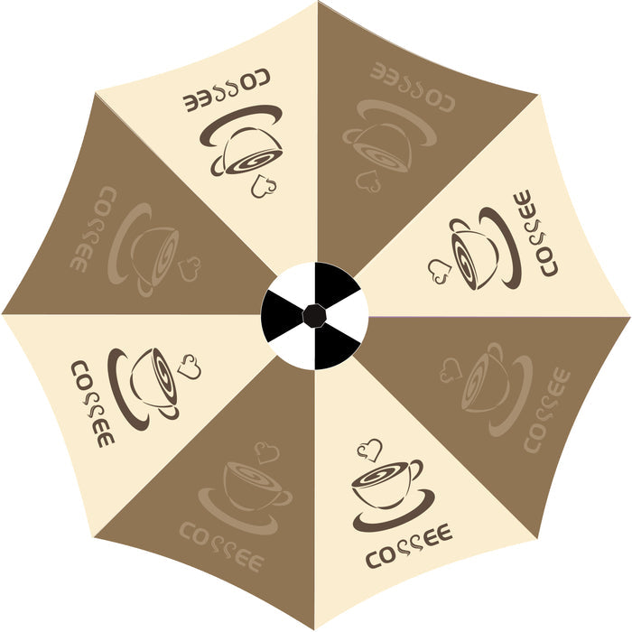 7.5FT/9FT/10FT Custom Patio Umbrella for Outdoor Market Table