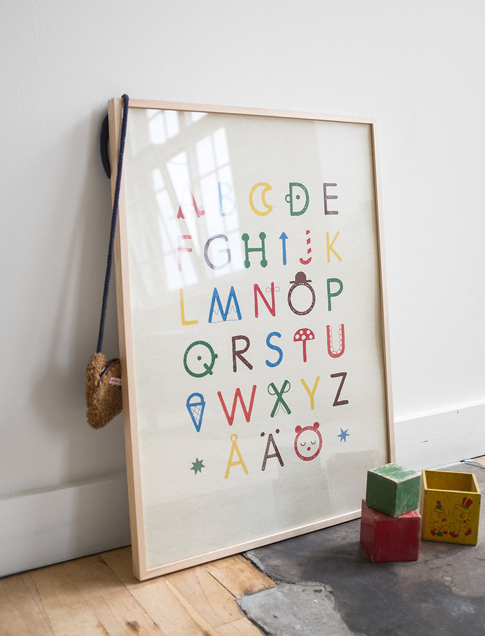 ABC POSTER - 30×40 cm
