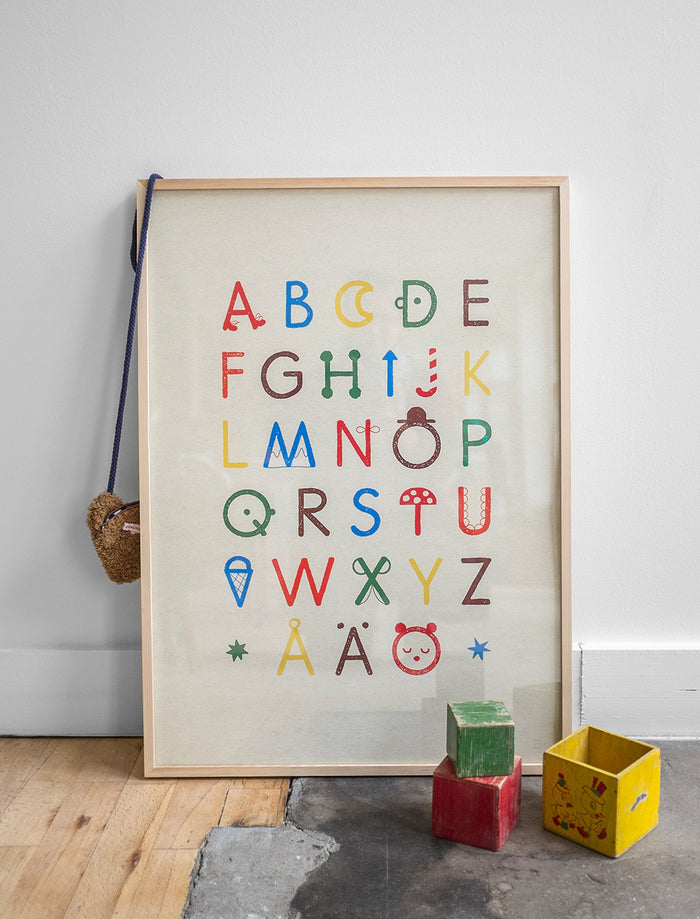 ABC POSTER - 30×40 cm