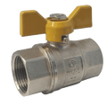 Albion ART 40P Screwed Parallel Thread Brass Ball Valves - Tee Handle