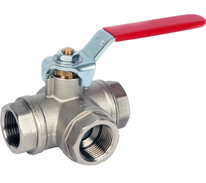 Albion ART 71T PN32 Brass - 3 Way Ball Valve (T Port)