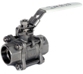 Albion ART 903SW PN82 Stainless Steel 3 Piece Ball Valve Socket Weld