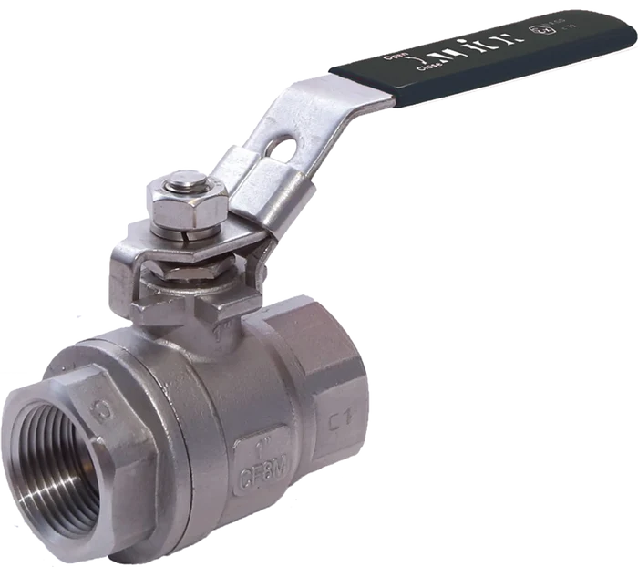 Albion ART 922P 2000 PSI Stainless Steel - 2 Piece Ball Valve BSPP