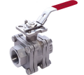 Albion ART 995NPT Stainless Steel - 3 Piece Fire Safe Ball Valve NPT