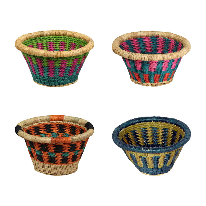 Baskets - Bolga - Asst Colors