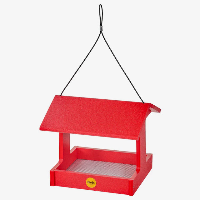 Bird Feeder - Hopper - Recycled Fly-Thru with Mesh Screen