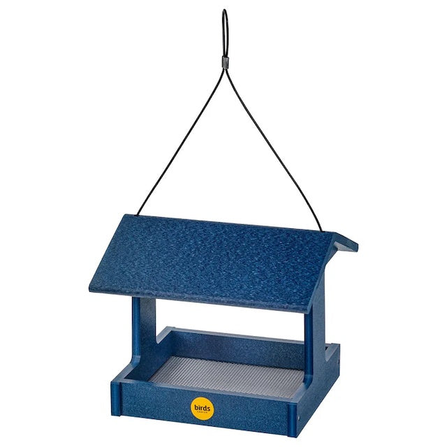 Bird Feeder - Hopper - Recycled Fly-Thru with Mesh Screen