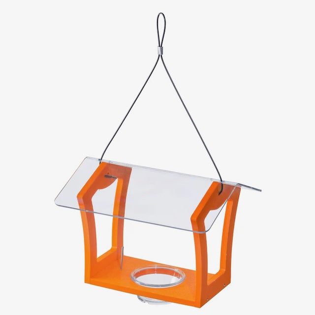 Bird Feeder - Oriole - Gable Roof Recycled for Orange & Jelly