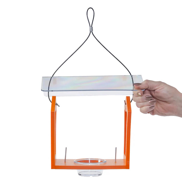 Bird Feeder - Oriole - Gable Roof Recycled for Orange & Jelly