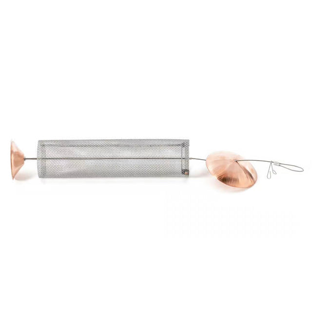 Bird Feeder - Tube - Copper Mesh Hanging for Nyjger Feed & Finches