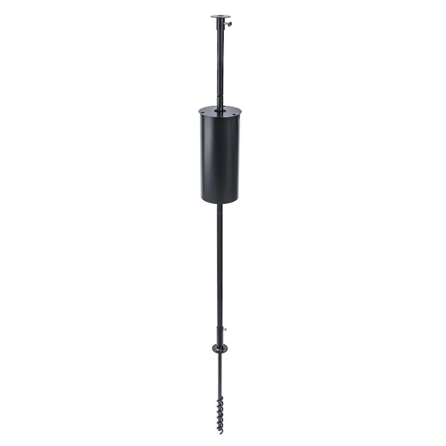 Bird Feeder Accessory - Bird Feeder Pole Set w Flange and Squirrel Baffel