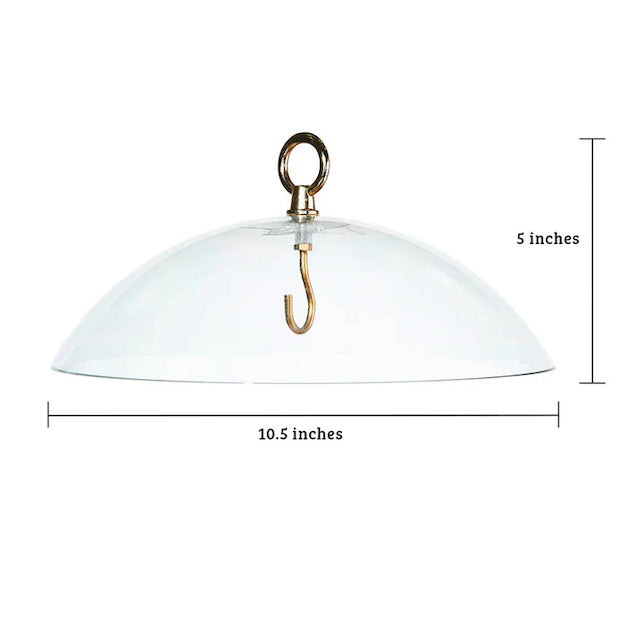 Bird Feeder Accessory - Protective Cover for Hanging Birdfeeders