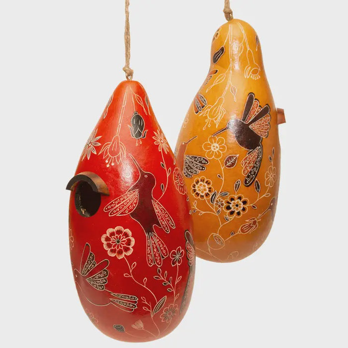 Birdhouse - Gourds - Hummingbirds