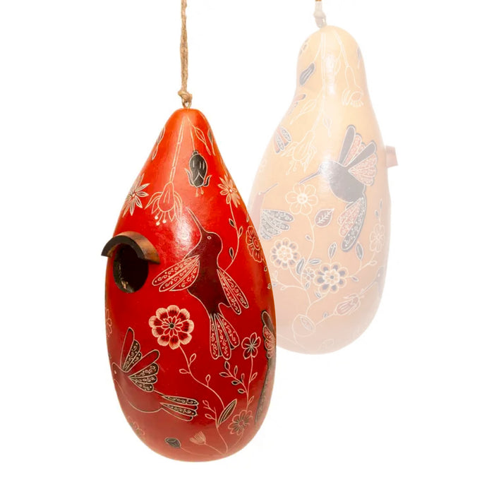 Birdhouse - Gourds - Hummingbirds