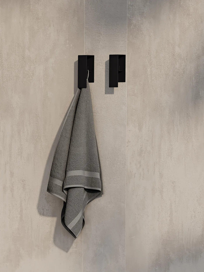 Black Metal Wall Hooks for Bathroom