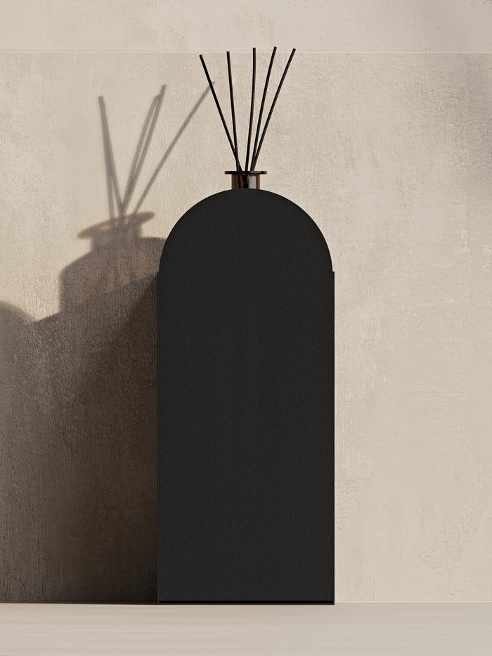 Black Trash Can