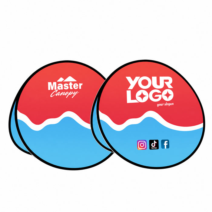 Custom Sign 2 Sides Circle 3.3 × 3.3 FT