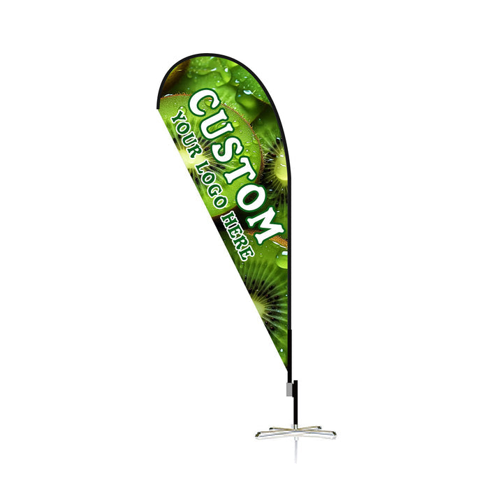 Custom Teardrop Flag 8 FT, 10 FT, 12 FT (1 Flag)