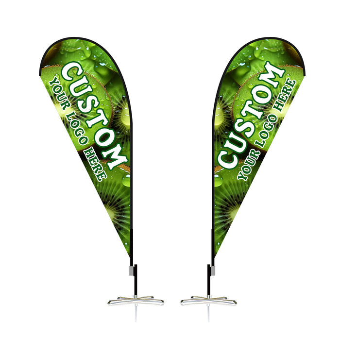 Custom Teardrop Flag 8 FT, 10 FT, 12 FT (1 Flag)
