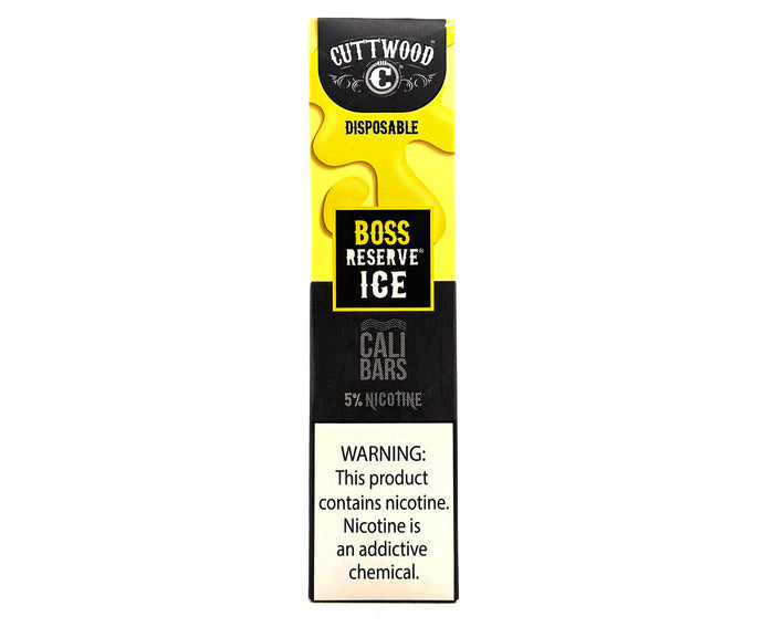 Cuttwood x Cali Bar 5% Disposable Device, Boss Reserve Ice