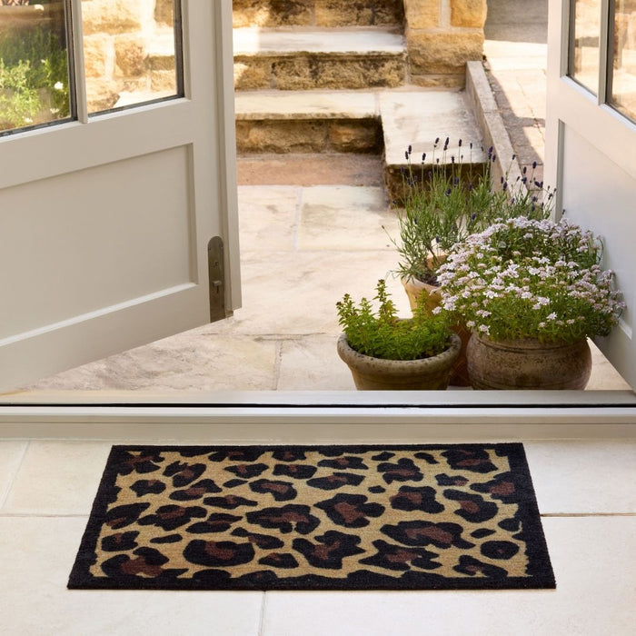 Door Mat Leopard Border