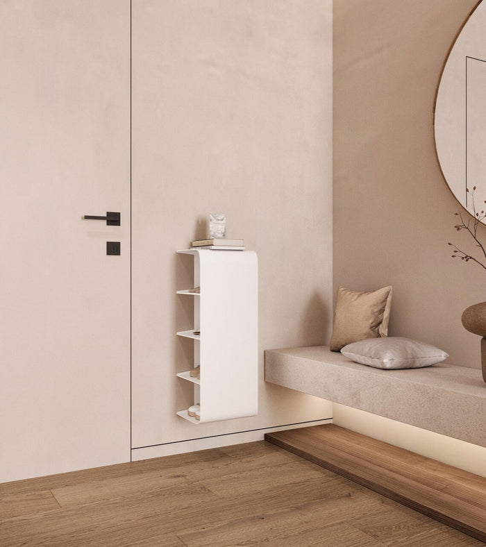 Floating Shoe Shelf – Modern Wall Mounted Entryway Rack