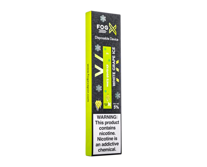 Fog X Vapor White Grape Ice Disposable Device