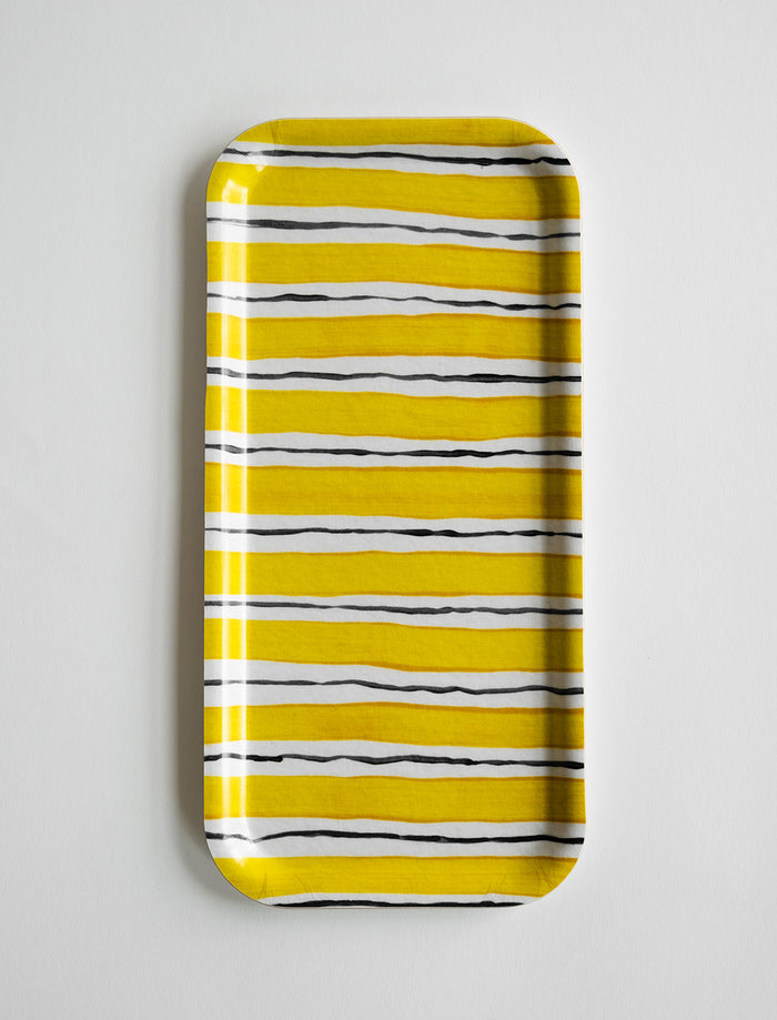 FOLKDRÄKTER MINI TRAY, YELLOW/BLACK