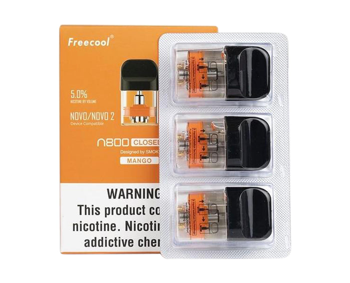 Freecool N800 Closed Pod, Mango, 3 Pack