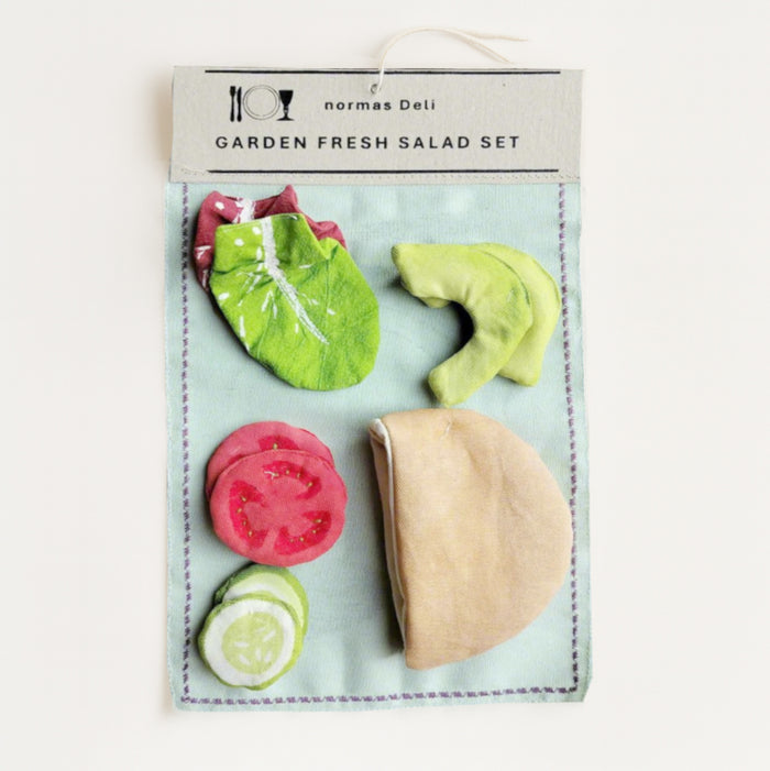 Garden Fresh Salad Set – Avocado, Tomato, Cucumber & Pita