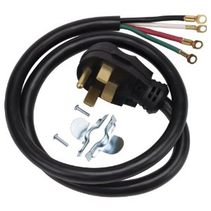 GE 4' 4-Wire 40 Amp Range Power Cord