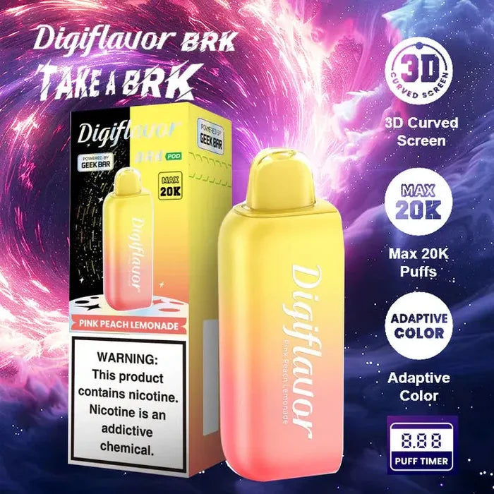 Digiflavor Pink Peach Lemonade Replacement Pod