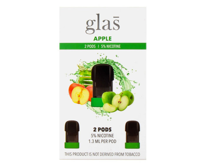 Glas Replacement Pod, 2 Pack Apple