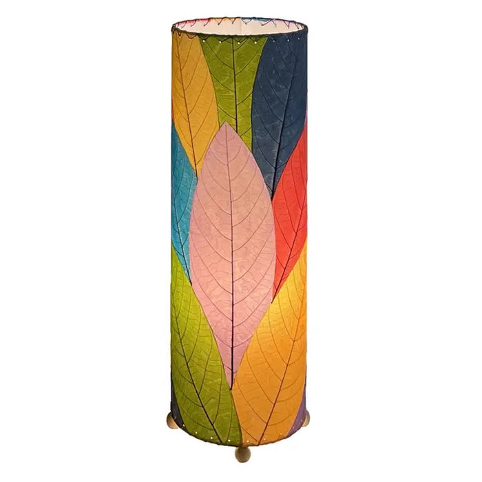 Handmade Indoor Table Lamp - Cocoa Leaf - Multicolor