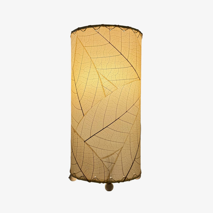 Handmade Indoor Table Lamp - Cocoa Leaf - Natural