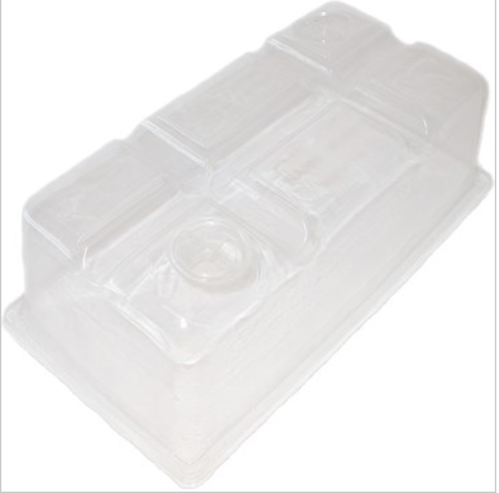 Humidity Dome w 2 Vents 10X20X8